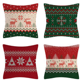 4PCS Christmas Throw Pillow Covers – Xmas Decorative Cushion Covers
