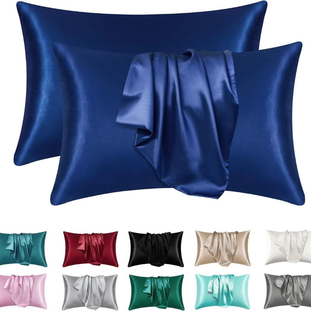 Luxury Silk Satin Pillowcase – Smooth, Cool, and Gentle on Skin &amp; Hair