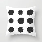 Livingroom Simple Black White Geometry Cushion Case Hot Modern Nordic Decorative Pillows Case Sofa Couch Throw Pillows Car Home