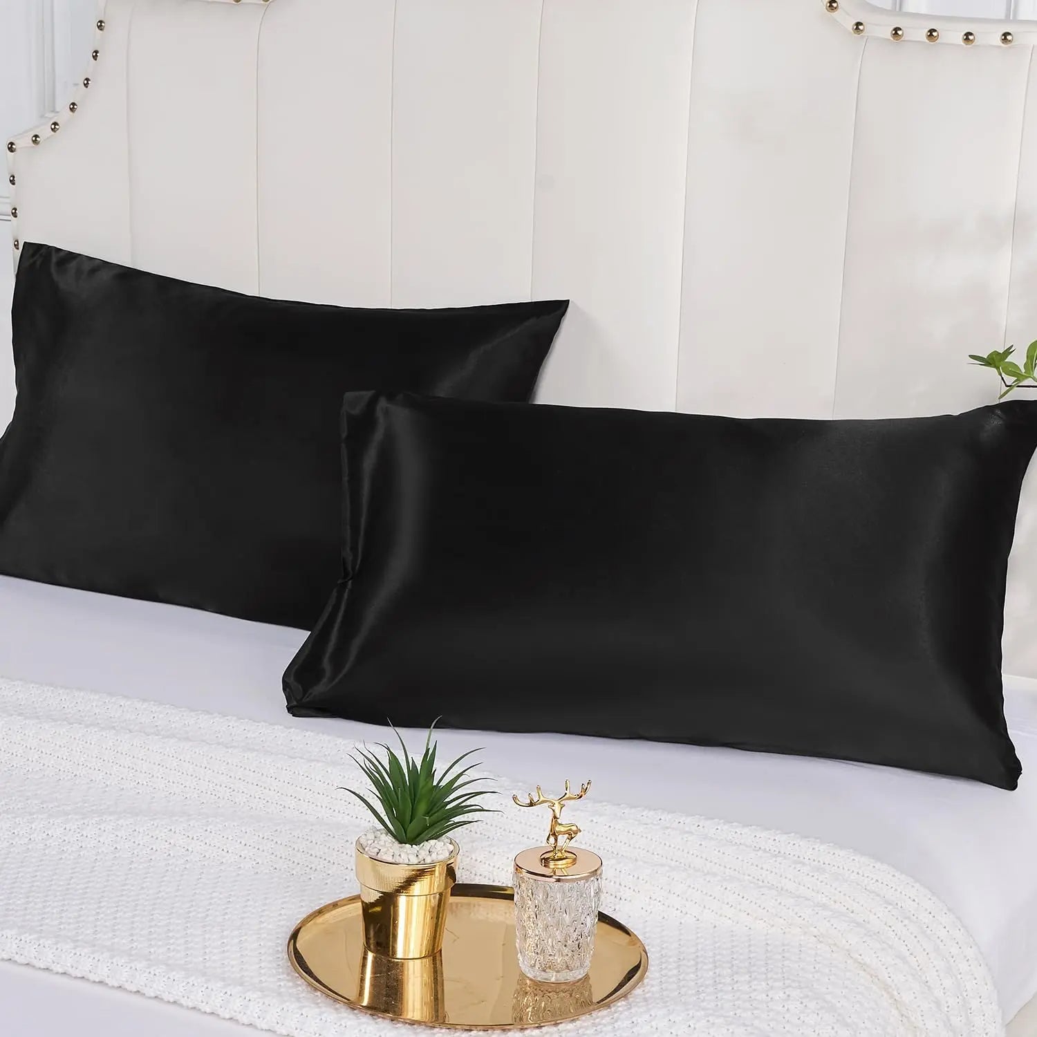 Luxury Silk Satin Pillowcase – Smooth, Cool, and Gentle on Skin &amp; Hair