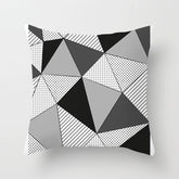 Livingroom Simple Black White Geometry Cushion Case Hot Modern Nordic Decorative Pillows Case Sofa Couch Throw Pillows Car Home