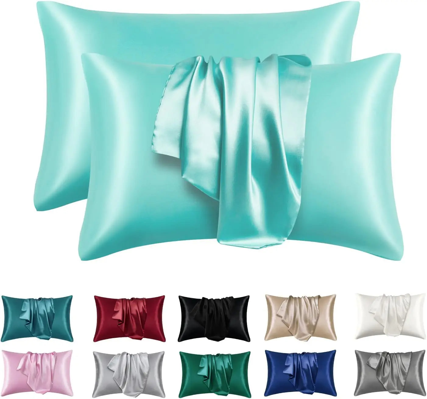 Luxury Silk Satin Pillowcase – Smooth, Cool, and Gentle on Skin &amp; Hair