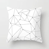 Livingroom Simple Black White Geometry Cushion Case Hot Modern Nordic Decorative Pillows Case Sofa Couch Throw Pillows Car Home
