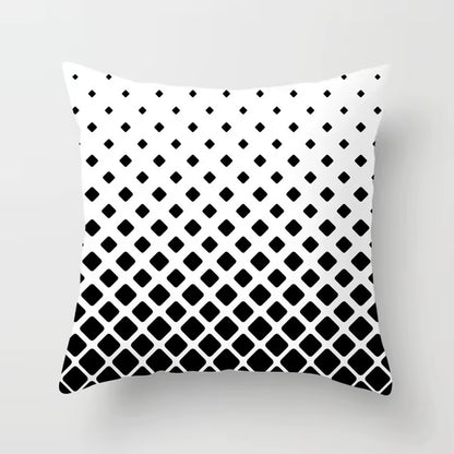 Livingroom Simple Black White Geometry Cushion Case Hot Modern Nordic Decorative Pillows Case Sofa Couch Throw Pillows Car Home